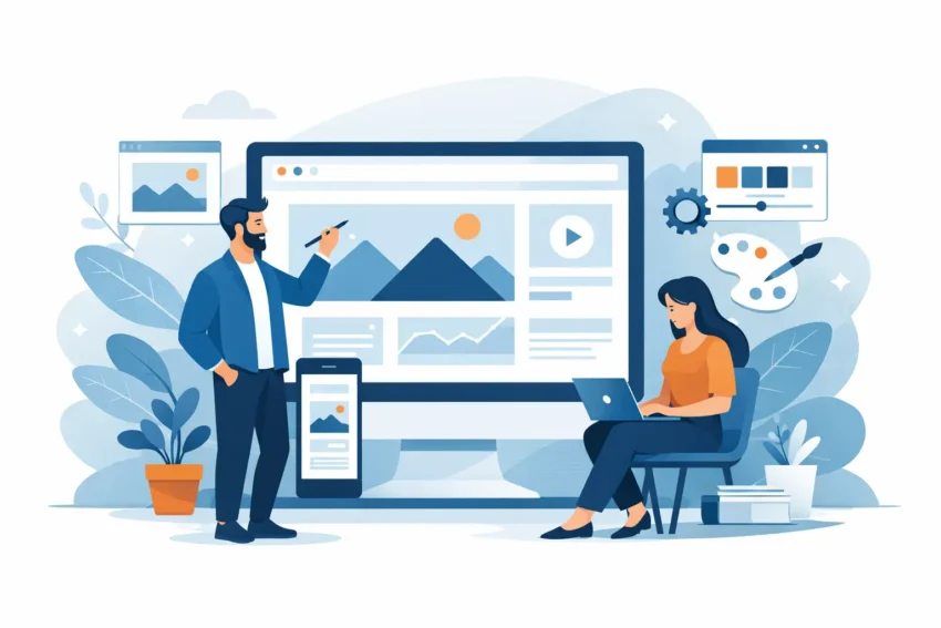 Web design personalizat pentru IMM-uri