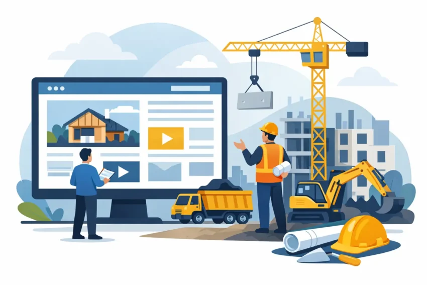 Website pentru firma constructii care aduce lucrari